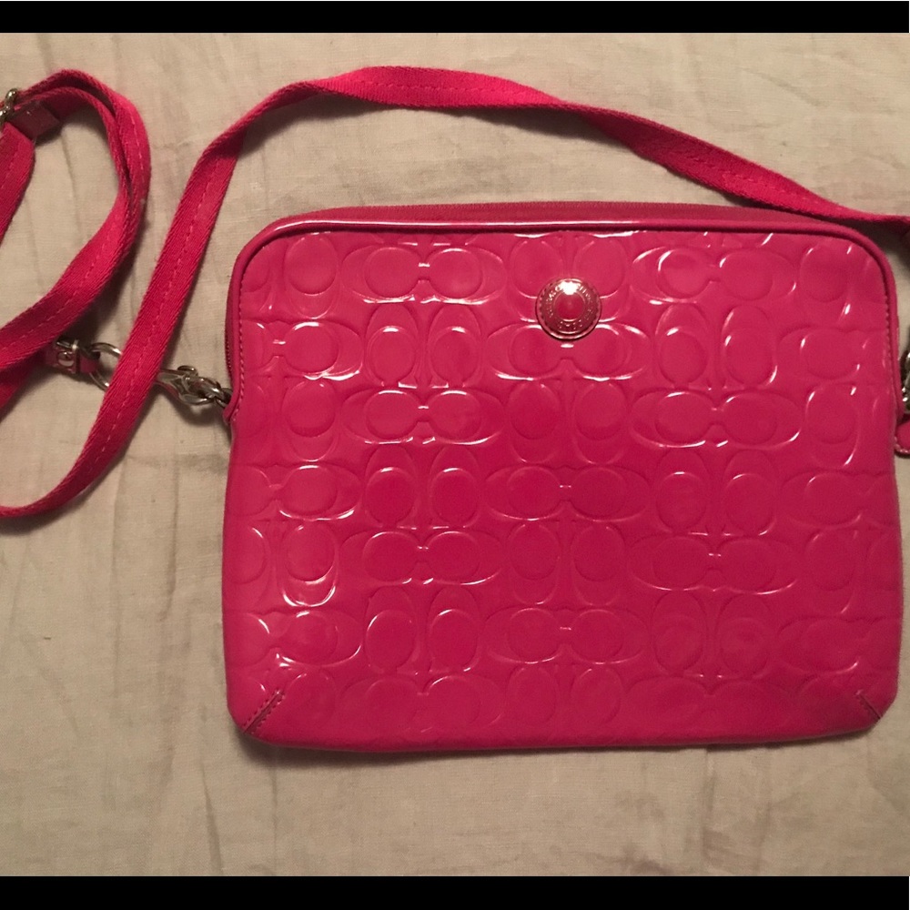 Coach tablet iPad carrying case